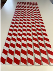 8 barres pour obstacle en panneau de mousse léger