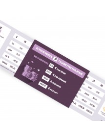 Stop Tabac® Économies. Réglette 3 volets format poche