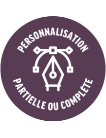 Personnalisez votre support et bénéficiez d'une impression haute définition de votre logo !