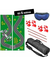 Kit Simularoute® 6 mètres. Parcours pédagogique pour ateliers de prévention Alcool, Drogues ou Fatigue