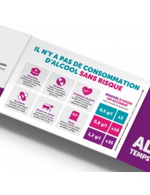 Zéro-cinq® Élimination. Réglette 3 volets format poche