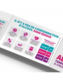 Zéro-cinq® Élimination & Ivresse Express. Réglette 4 volets format poche