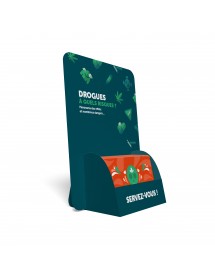 Le présentoir pour réglettes et carnets