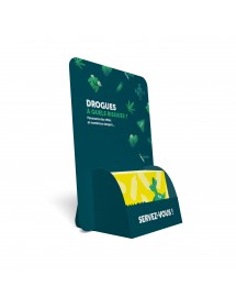 Présentoir pour dépliant PROTOXYDE D'AZOTE