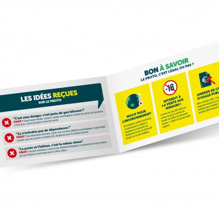 Mémo 4 volets PROTOXYDE D'AZOTE. Nouveauté 2025