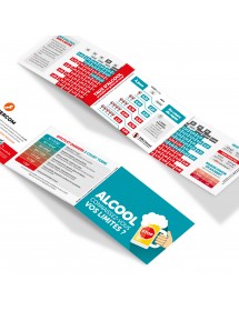 ALCOOL. Connaissez-vous vos limites ? Zéro-Cinq®. Réglette 3 volets format carte de crédit
