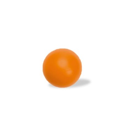 1 ballon mousse 18 cm de diamètre, orange ou vert