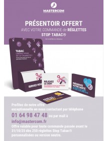 UN PRÉSENTOIR OFFERT DÈS 250 RÉGLETTES ACHETÉES