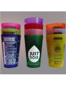 Lot de 10 GOBELETS JUST DOSE