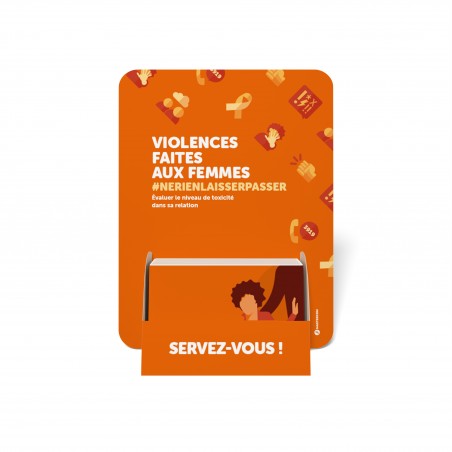 Idéal pour disposer une vingtaine de Préventomètre de manière attrayante et en toute accessibilité