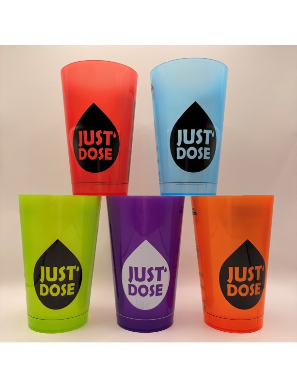 Lot de 10 GOBELETS JUST DOSE