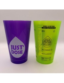 Lot de 10 GOBELETS JUST DOSE