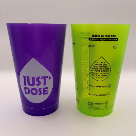 Lot de 10 GOBELETS JUST DOSE