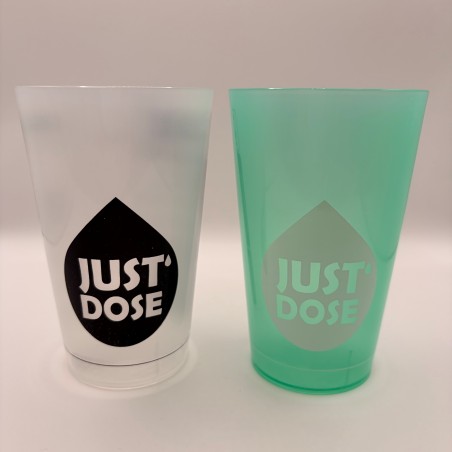 Lot de 10 GOBELETS JUST DOSE