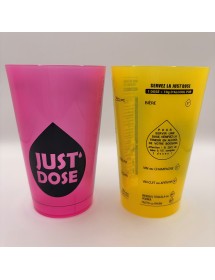 Lot de 10 GOBELETS JUST DOSE