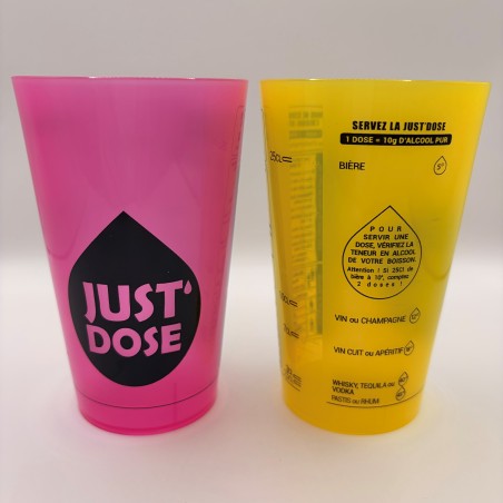 Lot de 10 GOBELETS JUST DOSE