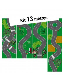 4 tapis haute résistance personnalisables avec votre logo (3 tapis 1m x 3m + 1 tapis 1m x 4m)