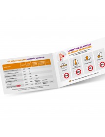 Stop It®. Réglette 4 volets format poche