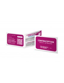 Réglette Contracept®. Personnalisation du volet intérieur et couverture pour l'Assurance Maladie de la Marne - CPAM de Reims
