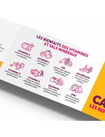Caloritest®. Réglette 3 volets format poche