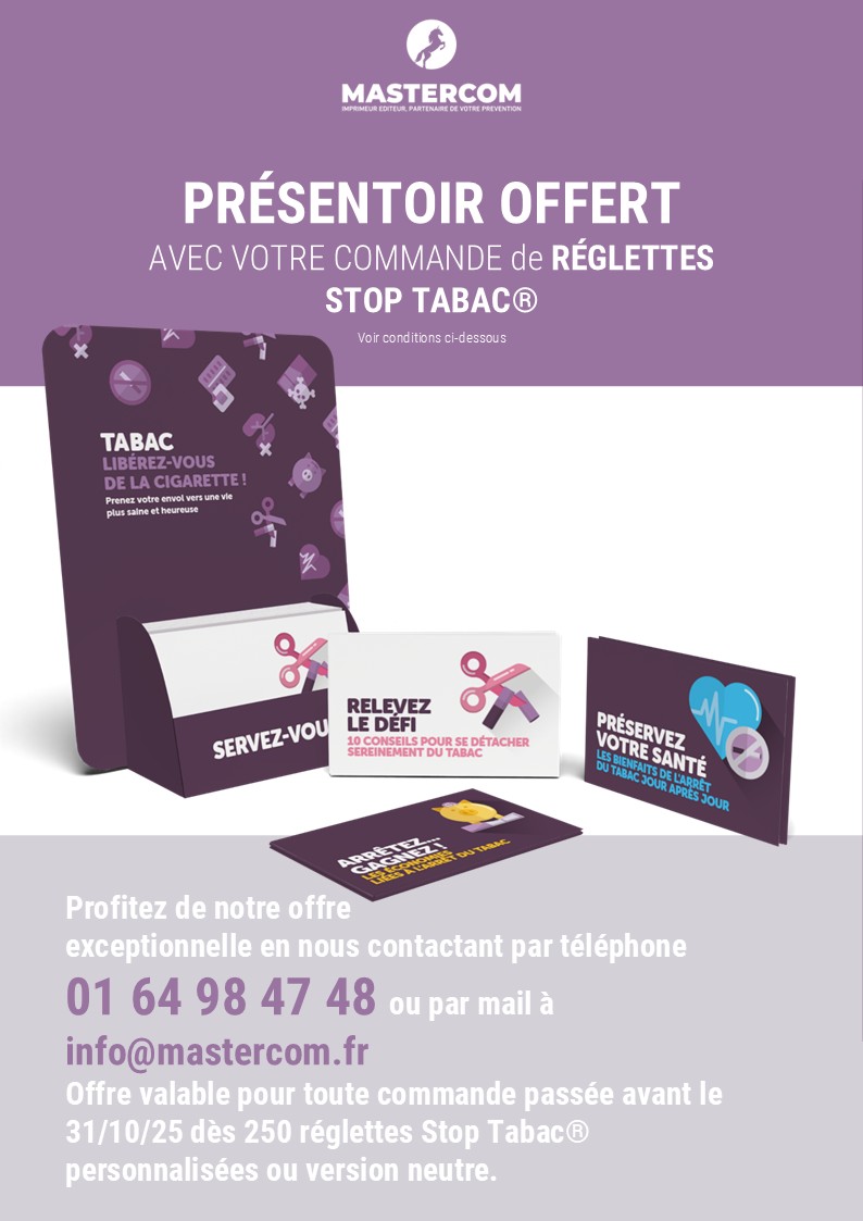 Un présentoir offert dès 250 réglettes achetées